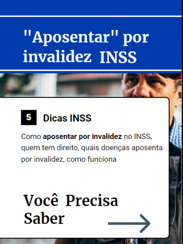 Aposentar por invalidez INSS